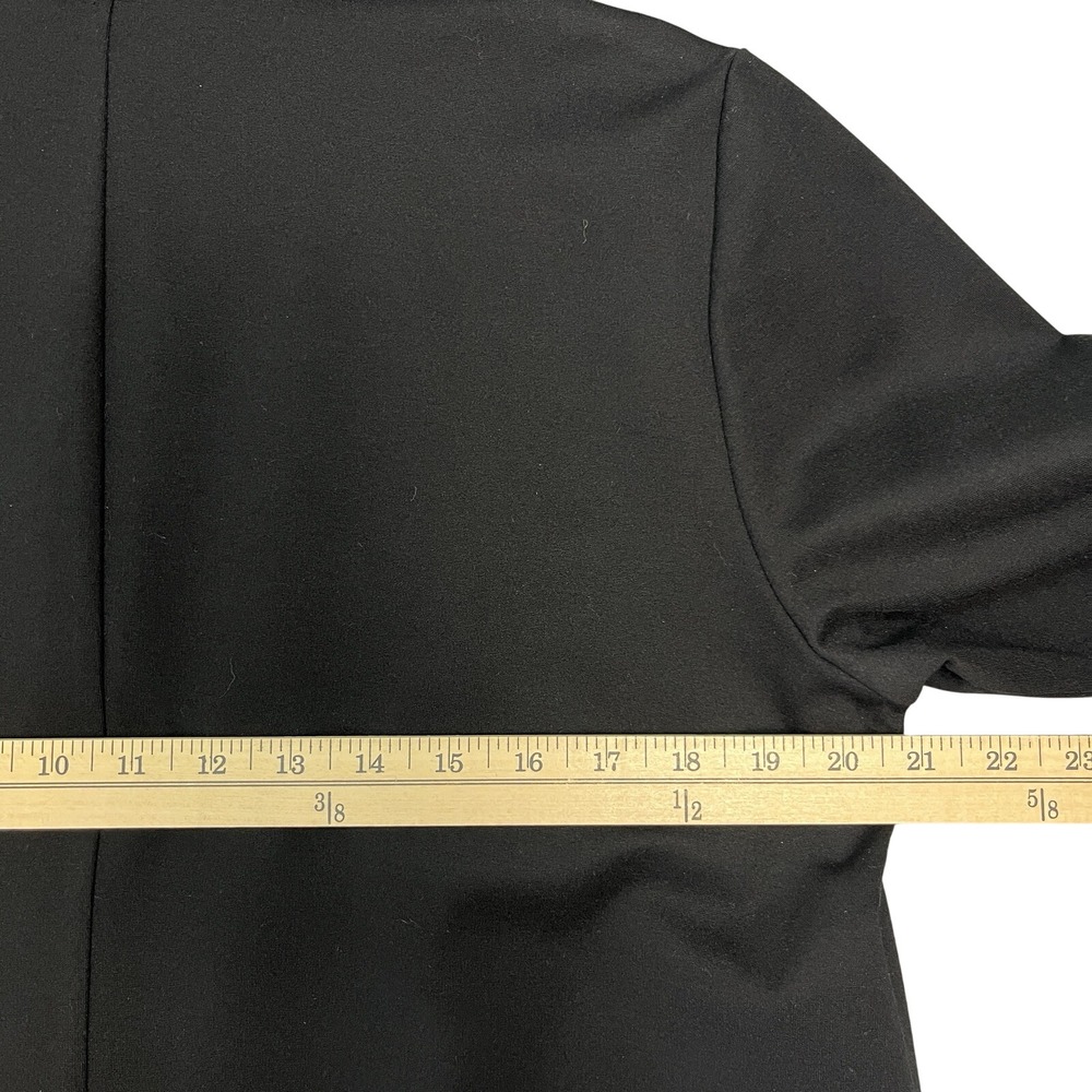 Eileen Fisher MSRP $298 Washable Flex Ponte Cardigan Jacket | Black size M - Picture 8 of 9